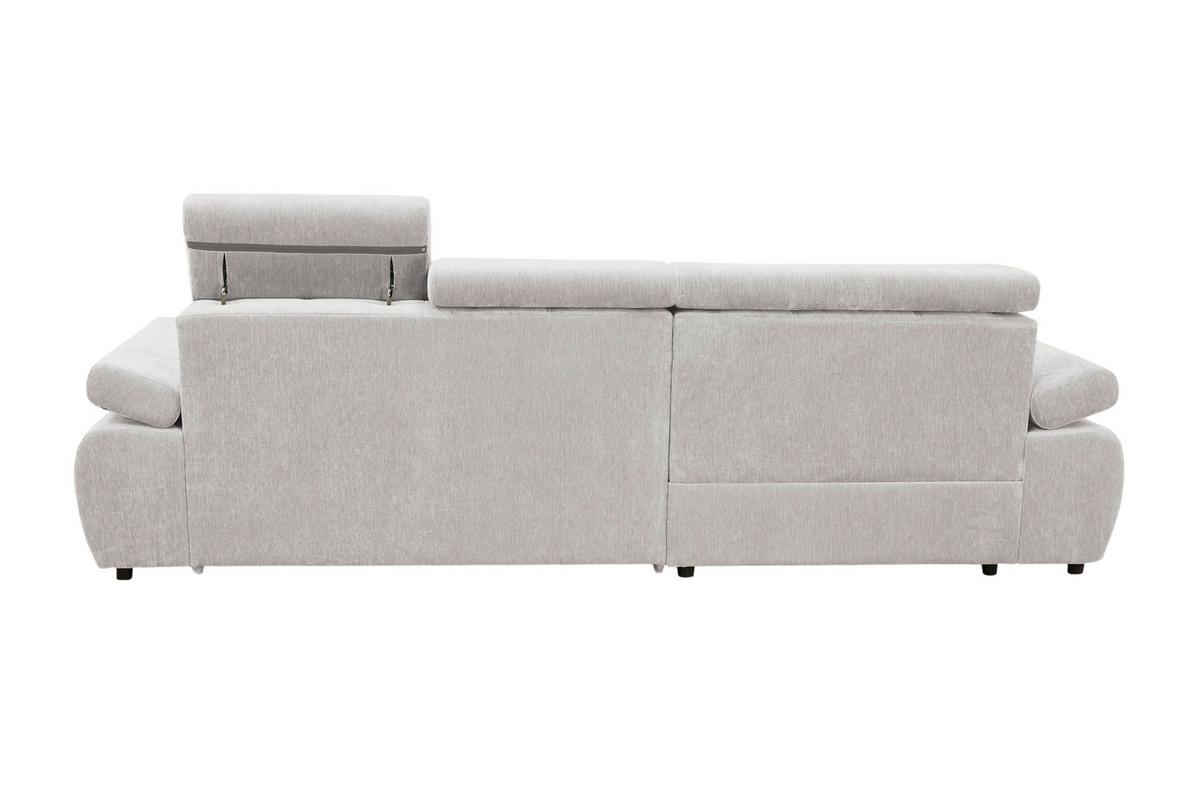 Kutna Garnitura Vegas - svijetlo siva/crna, Design, drvo/tekstil (173/294cm) - Modern Living