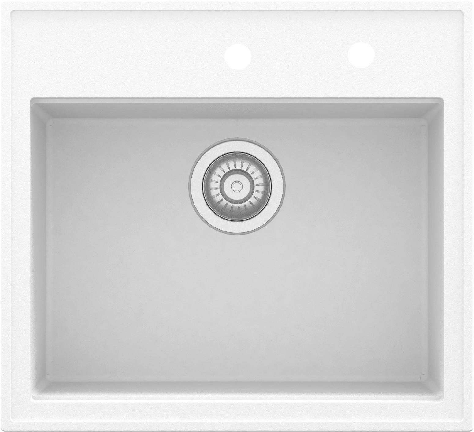 Sudoper Natura 60 Plus White - bijela, Moderno (56/51/21cm)