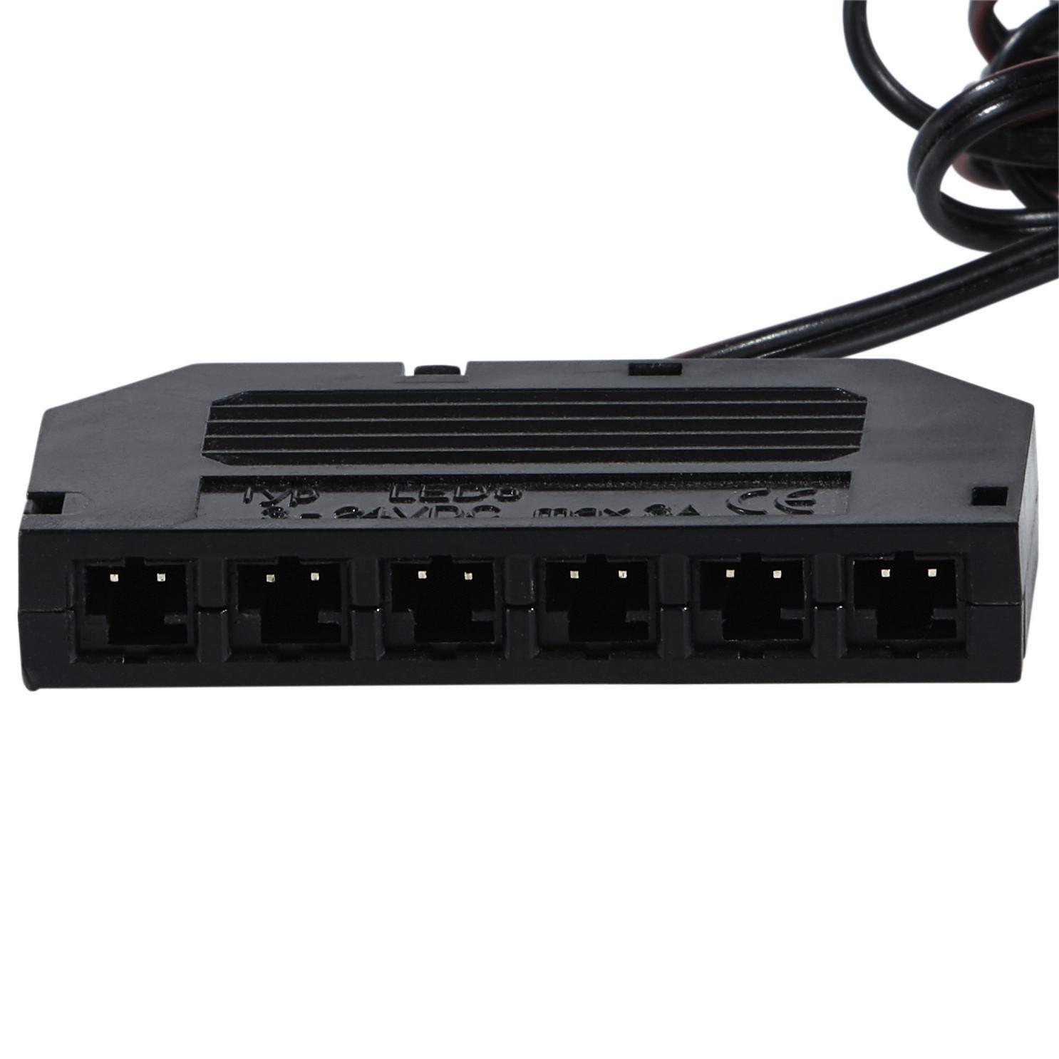 Distribuitor lumini mobilier Unit - negru, Modern, plastic - Ondega