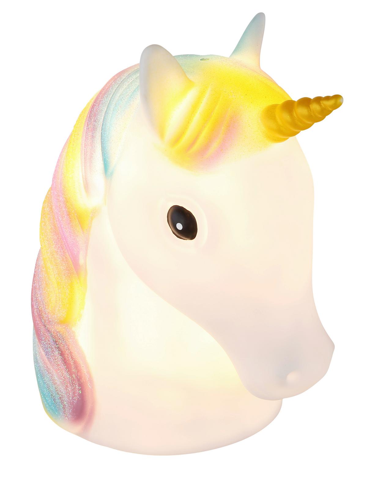 Otroška Namizna Svetilka Unicorn - večbarvno, Basics, umetna masa (11,5/18,5/21,5cm) - Globo