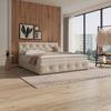 Polsterbett Julie ca. 180x200 cm Beige - Beige/Creme, MODERN, Holz/Holzwerkstoff (180/200cm) - Bessagi Home