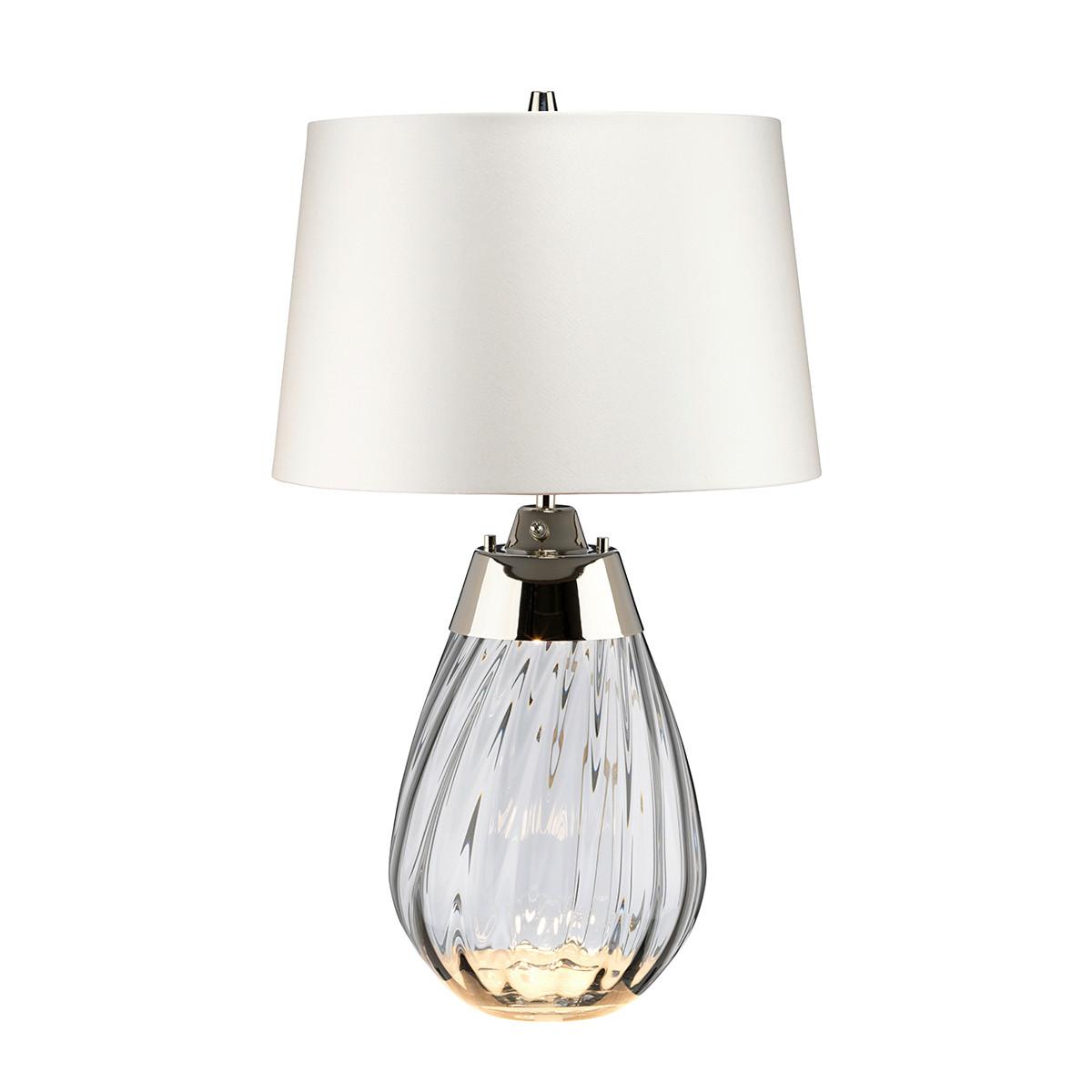Asztali Lámpa Lena-Tl-S-Smoke-Owss - átlátszó, Konventionell (35/60,5cm) - Elstead Lighting