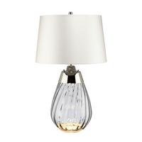 Asztali Lámpa Lena-Tl-S-Smoke-Owss - átlátszó, Konventionell (35/60,5cm) - Elstead Lighting