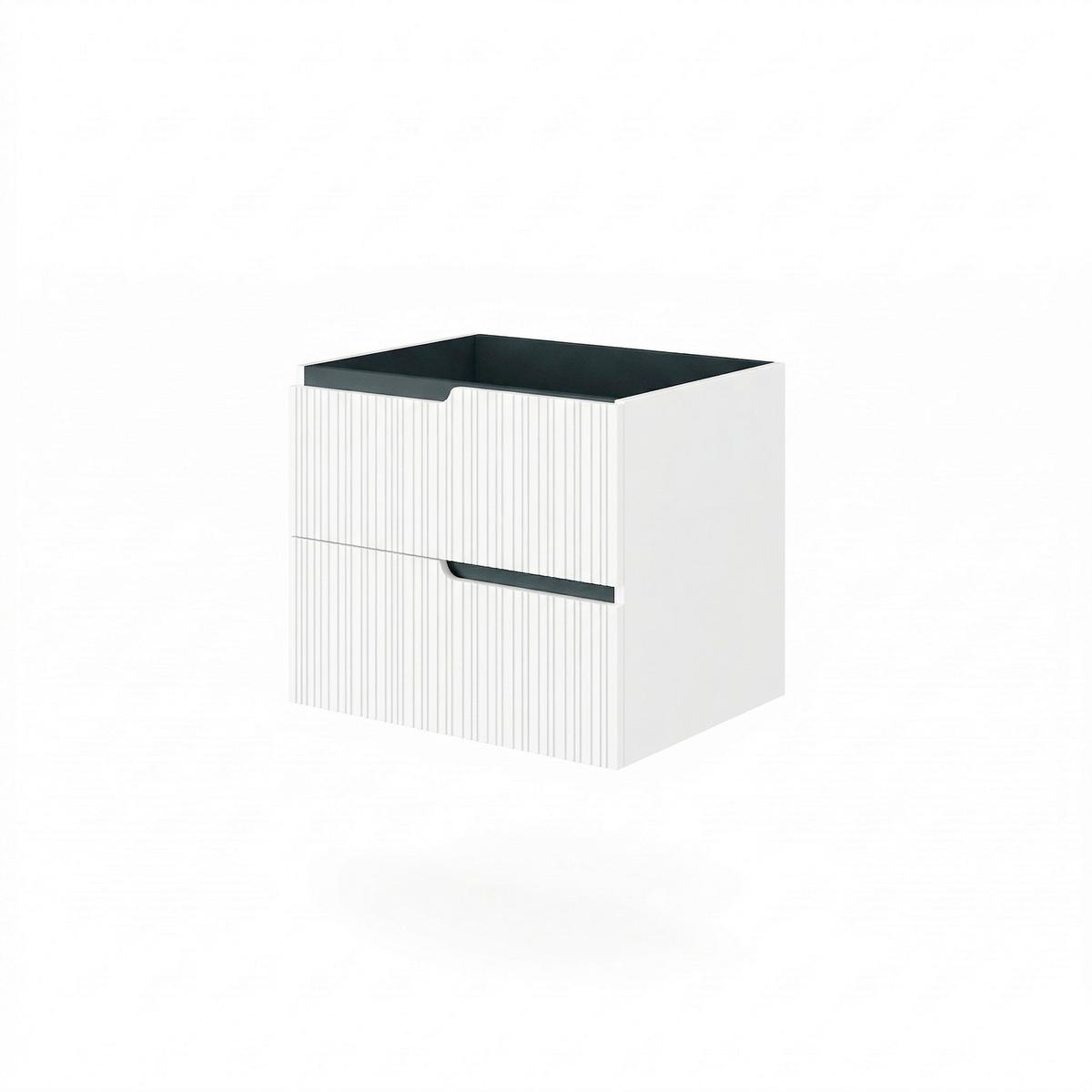 Element Ispod Umivaonika Winter - bijela/antracit, Moderno, drvni materijal (60/51/46cm)