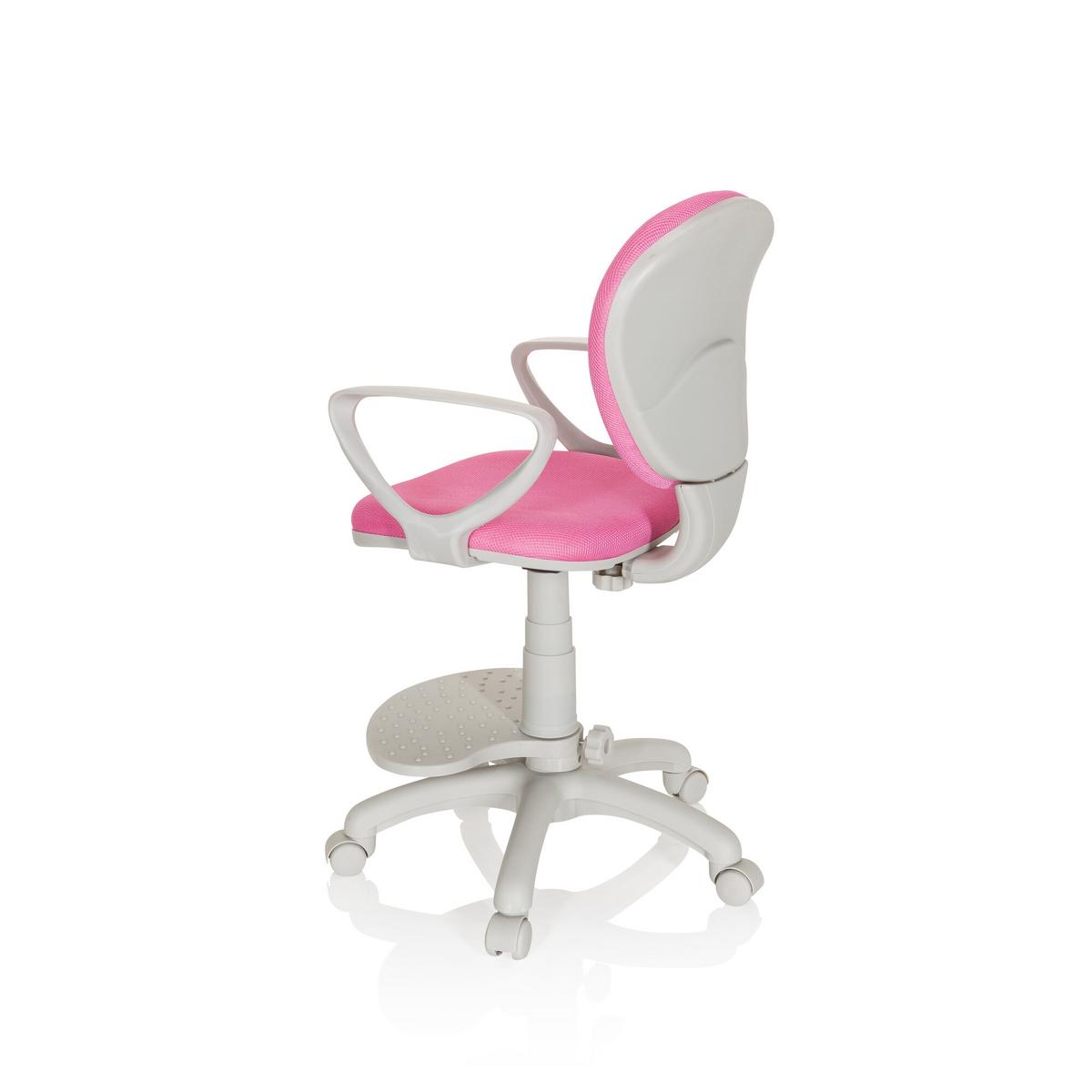 Otroški Vrtljivi Stol Colour, Roza, Siva - pink/siva, Basics, umetna masa (53/83-95/51cm) - MID.YOU