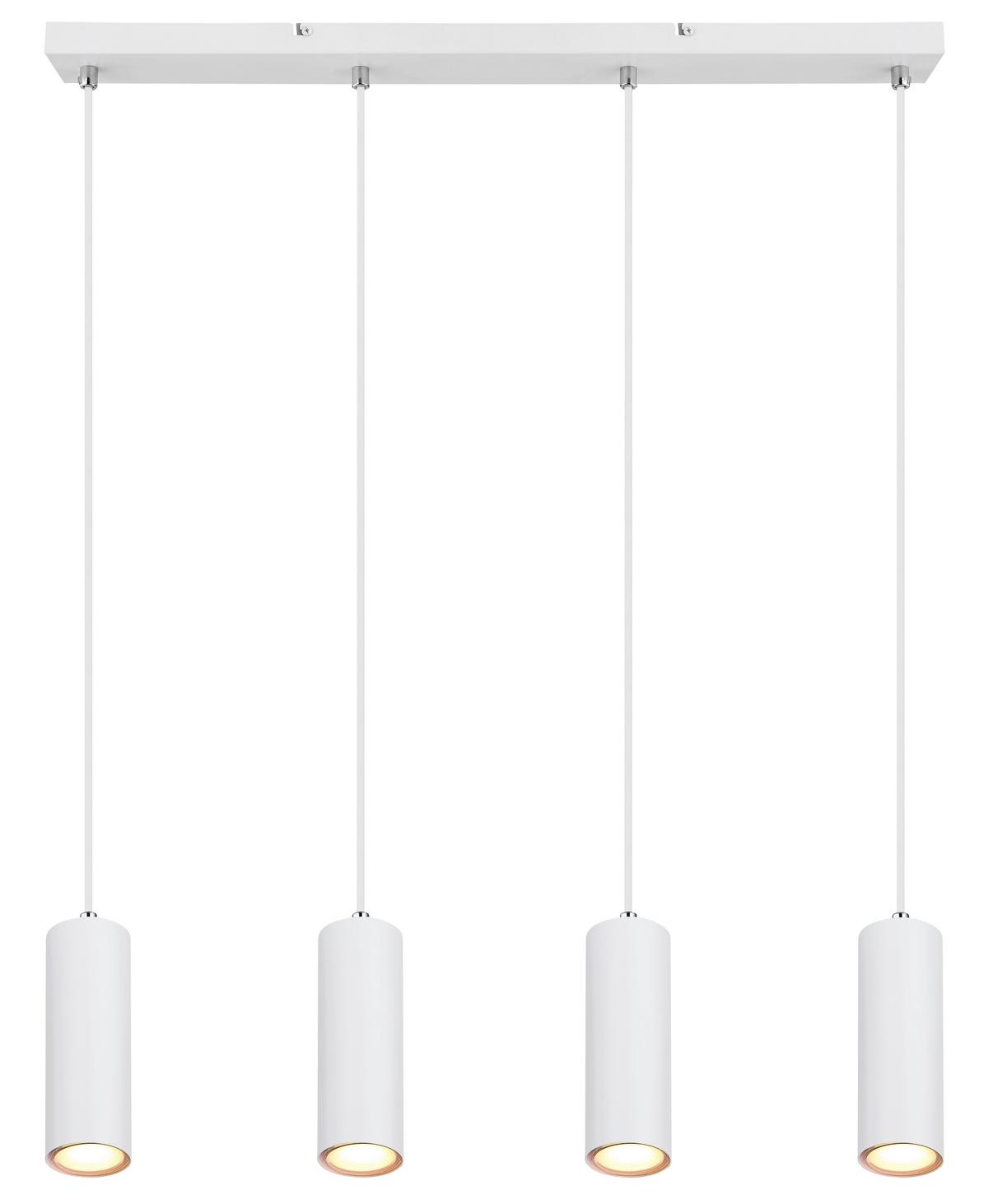 Hängeleuchte Robby max. 35 Watt - Weiß, Design, Metall (65/6/120cm) - Globo