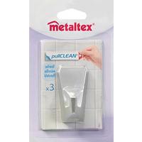 Akasztó Ezüst - műanyag (9,4/16/2,5cm) - Metaltex