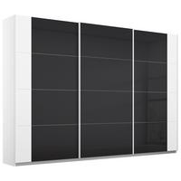 Ormar S Kliznim Vratima Artemis - bijela/antracit, Moderno, staklo/drvni materijal (271/210/62cm) - Modern Living