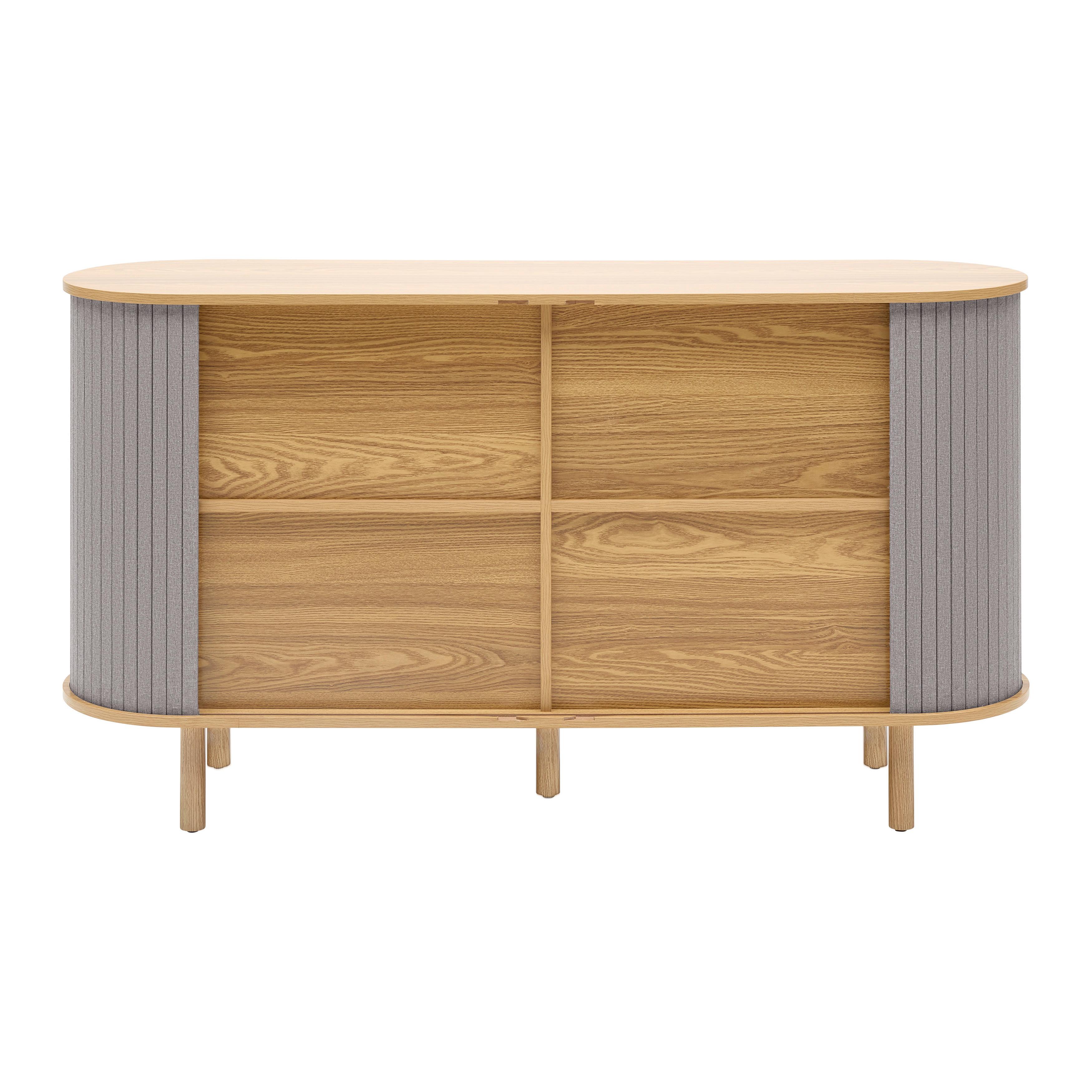 SIDEBOARD ARVID -EXKLUSIV- - grå/naturfärgad, Modern, trämaterial/trä (140/75/40cm) - Mömax