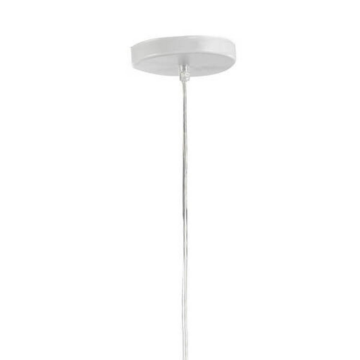 Hängeleuchte Bollicine Weiß max. 22 Watt - Weiß, Design, Metall (40/90cm)