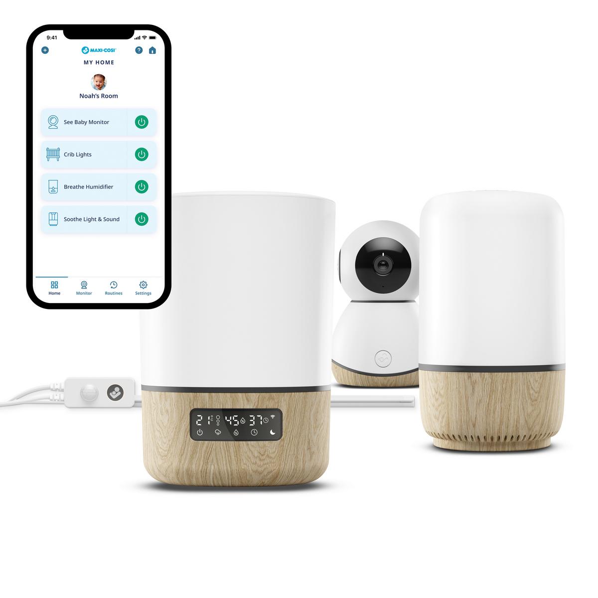 ELEKTRONICZNA NIANIA CONNECTED HOME - kolor naturalny/biały, Trend, tworzywo sztuczne (8,1/12,7cm) - Maxi-Cosi