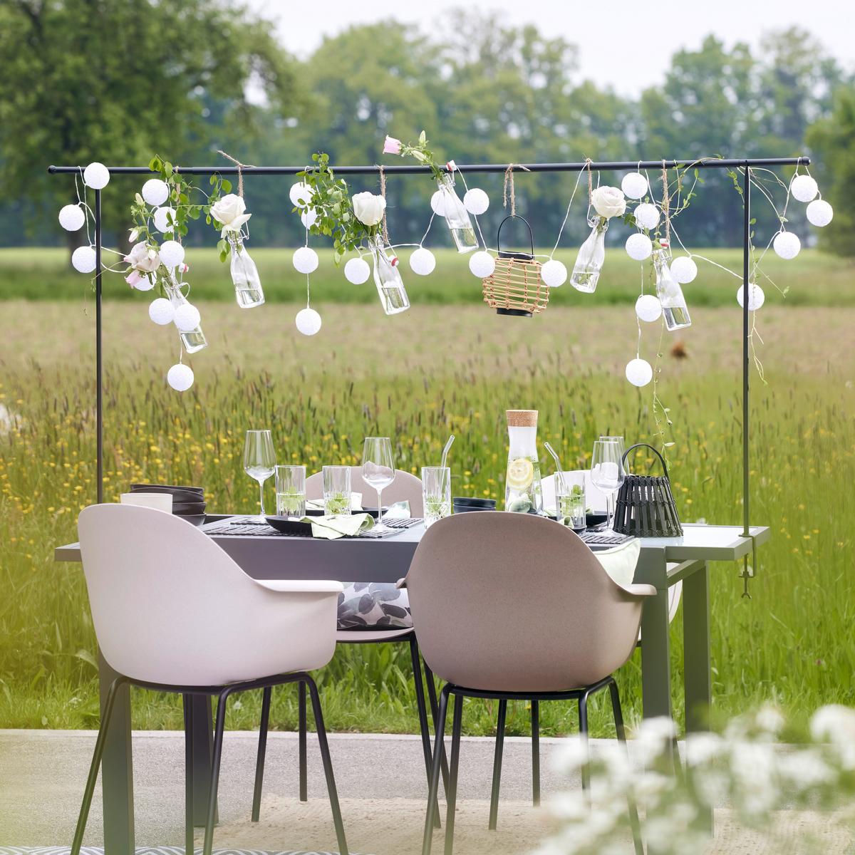Postolje Za Dekoraciju Stola Rack - crna, Moderno, metal (90/140cm) - Modern Living