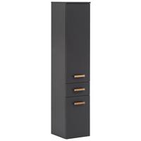 Visoka Omara Duo, Antracit - antracit, Konvencionalno, leseni material (32,7/160,1/35,3cm) - Stylife