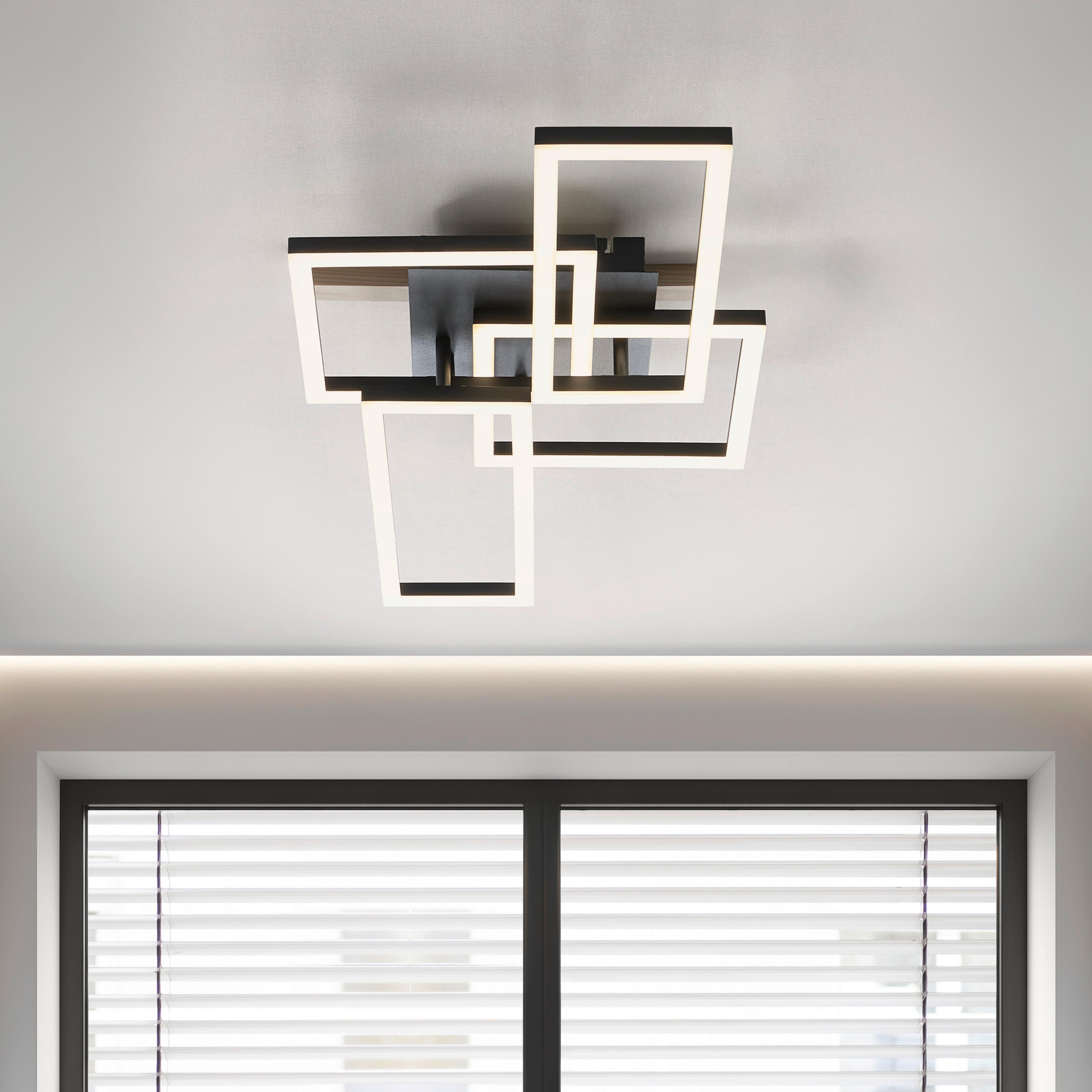 LED-TAKLAMPA WONDER - vit, Modern, metall/plast (70/36/9cm) - Mömax