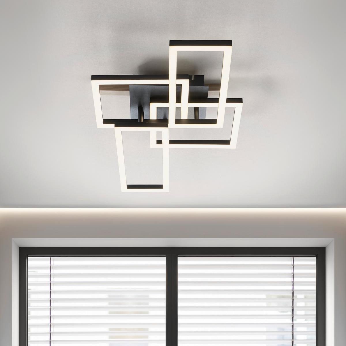 Led Mennyezeti Lámpa Wonder - fehér, Modern, műanyag/fém (70/36/9cm) - Mömax