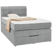 Boxspringbett Runner in Fango ca. 100x200cm - Fango/Schwarz, Kunststoff/Textil (100/200cm) - Mömax