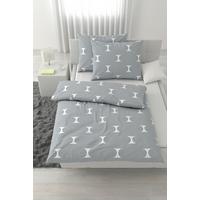 Lenjerie de pat Retro cca. 200x220/2x50x70 cm - alb/gri, Modern, textil (200/220cm) - Mömax