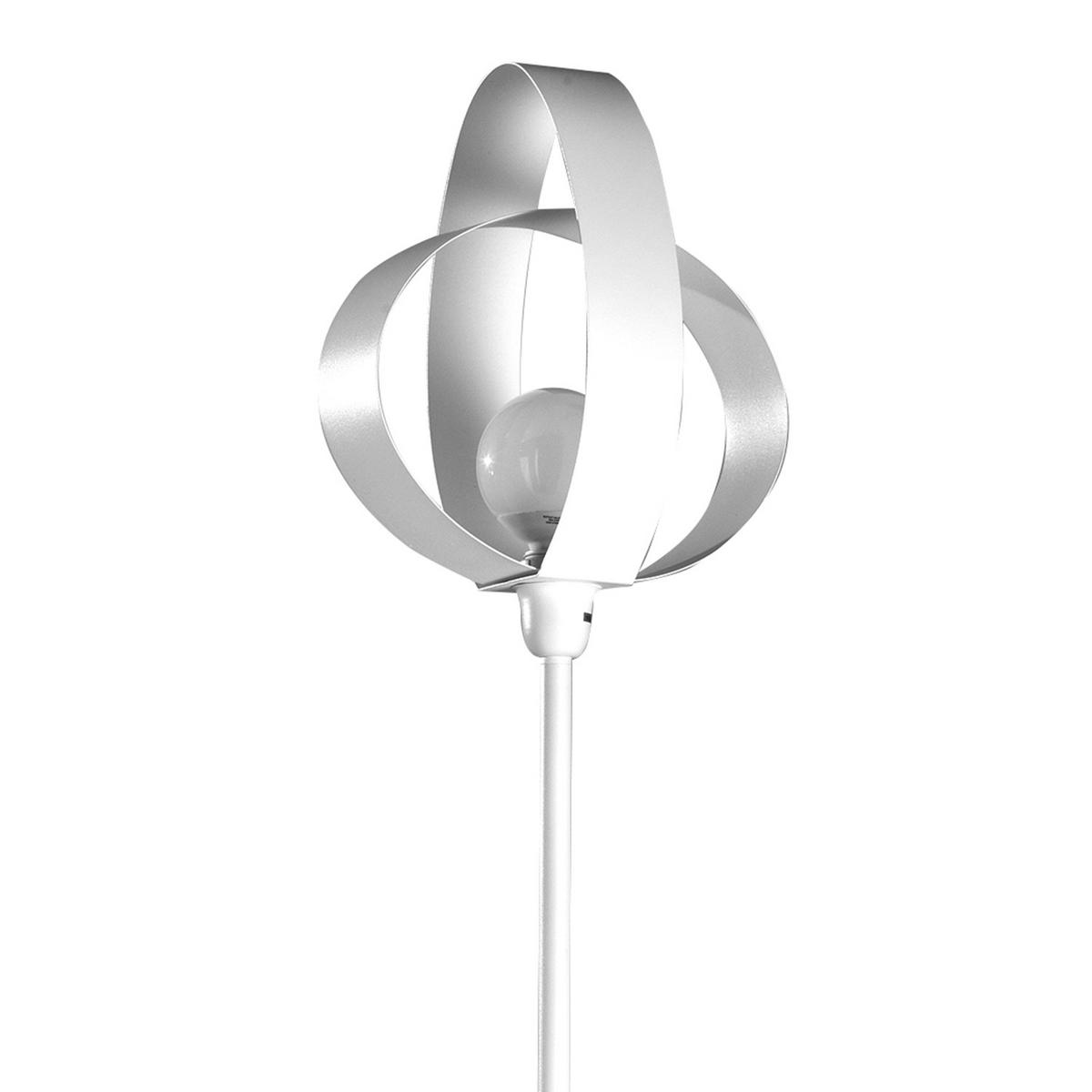 Stehleuchte Serena Weiß max. 22 Watt - Weiß, Design, Metall (30/160cm)