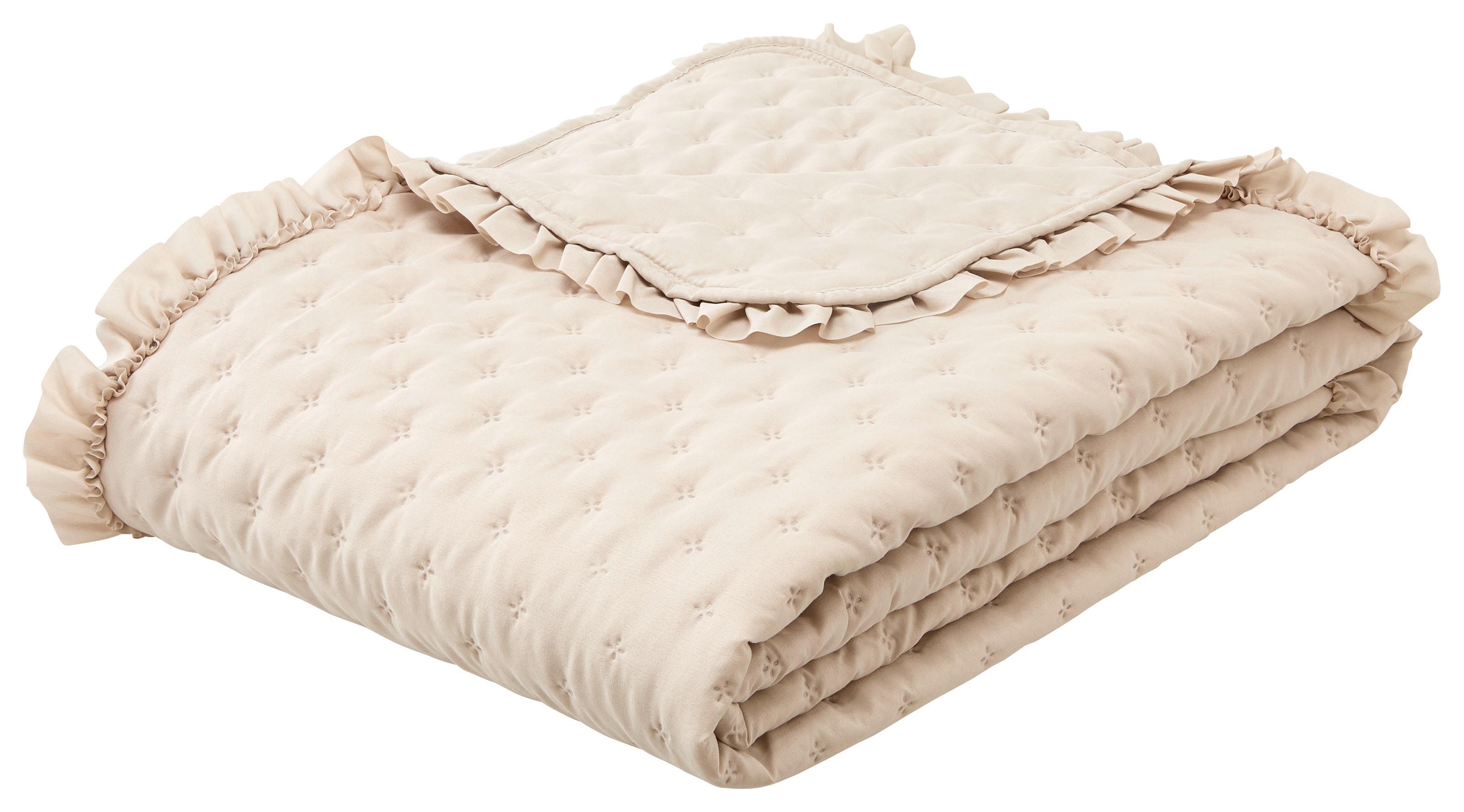 Tagesdecke Daisy Beige ca. 160x220cm - Beige, Textil (160/220cm) - Mömax