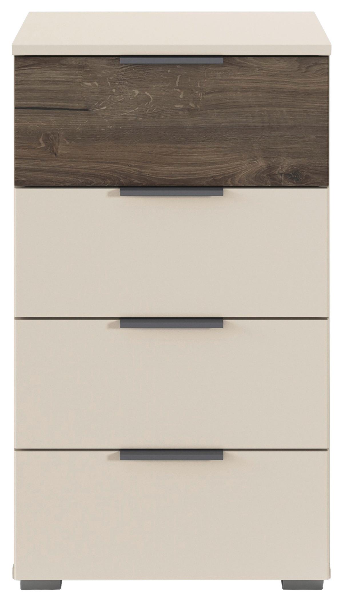 Komoda Sajo - boje šampanjca, Trend, drvni materijal (47/81/42cm) - Premium Living