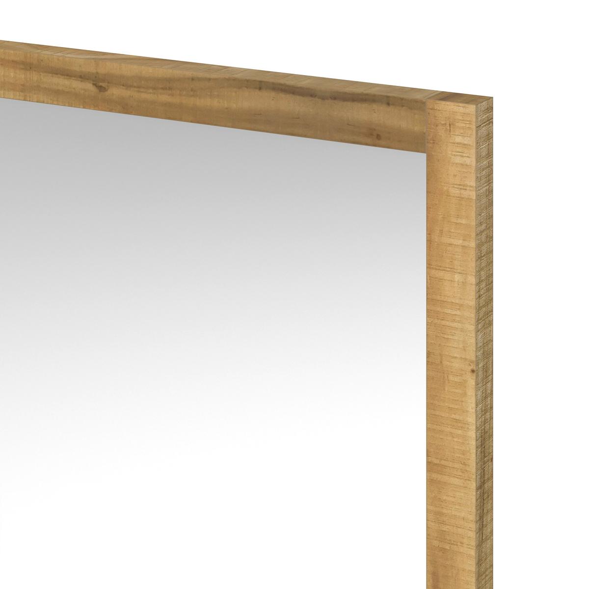 LUSTRO ŁAZIENKOWE BENGALU - kolor naturalny, Natur, drewno/szkło (116/80/16cm) - Livetastic