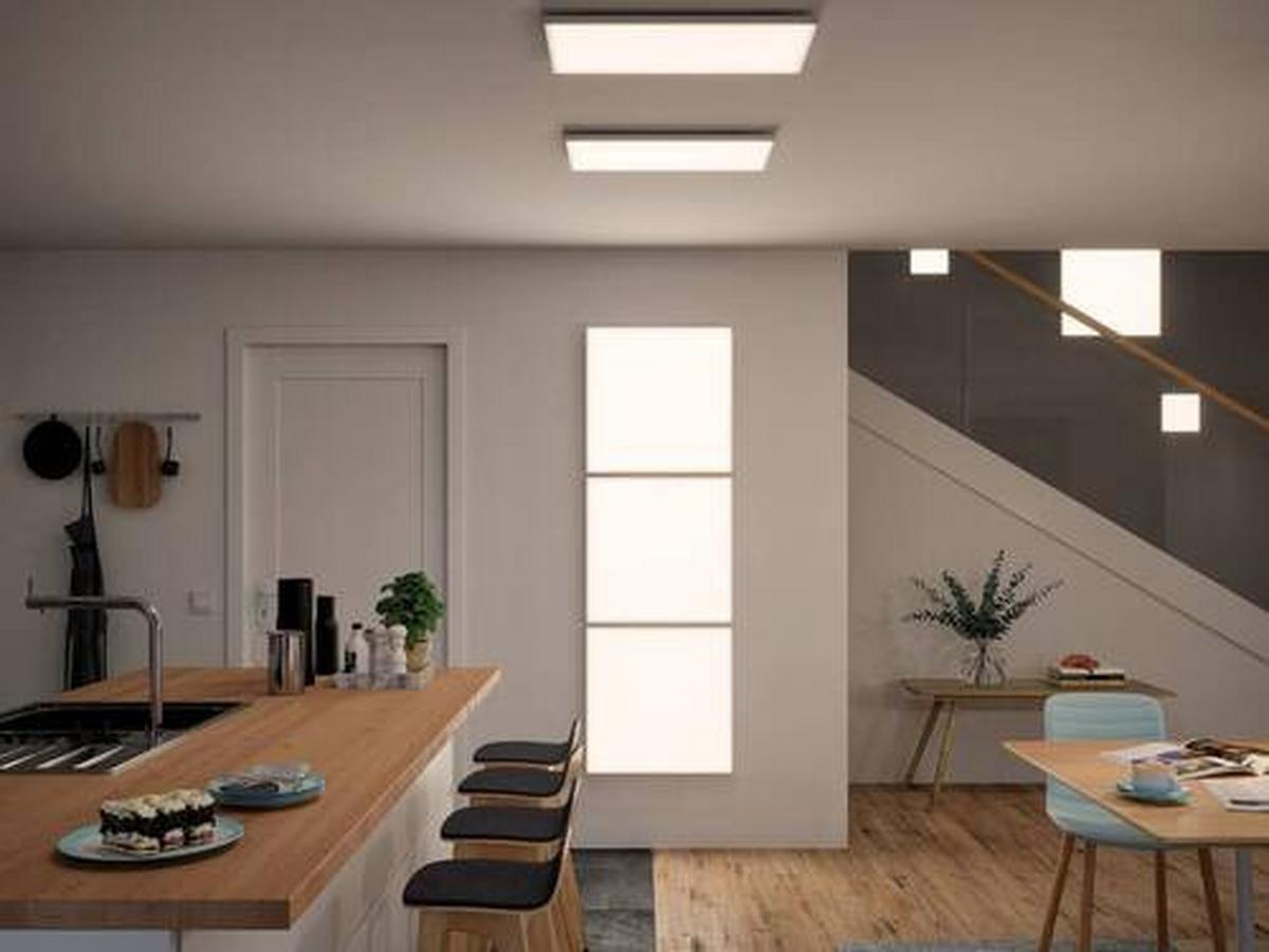 LED-Paneel Velora in Weiß max. 34 Watt - Weiß, Basics, Metall (59,5/5,0/59,5cm) - Paulmann
