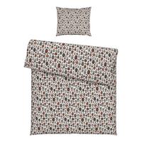 BETTWÄSCHESET MAXIME - Weiss/Braun, Romantik / Landhaus, Textil (160/210cm) - Modern Living