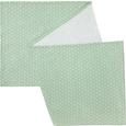 Tischläufer Ameline in Hellgrün - Hellgrün, ROMANTIK / LANDHAUS, Textil (45/150cm) - Zandiara