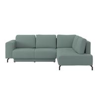 Colțar VENI - verde gri, Modern, textil (272/210cm) - Modern Living