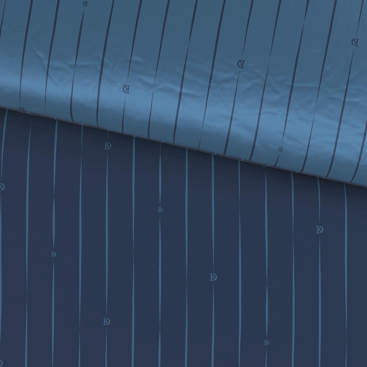 POŚCIEL DWUSTRONNA STRIPES - DK - niebieski, Design, tkanina (135/200cm) - Dieter Knoll