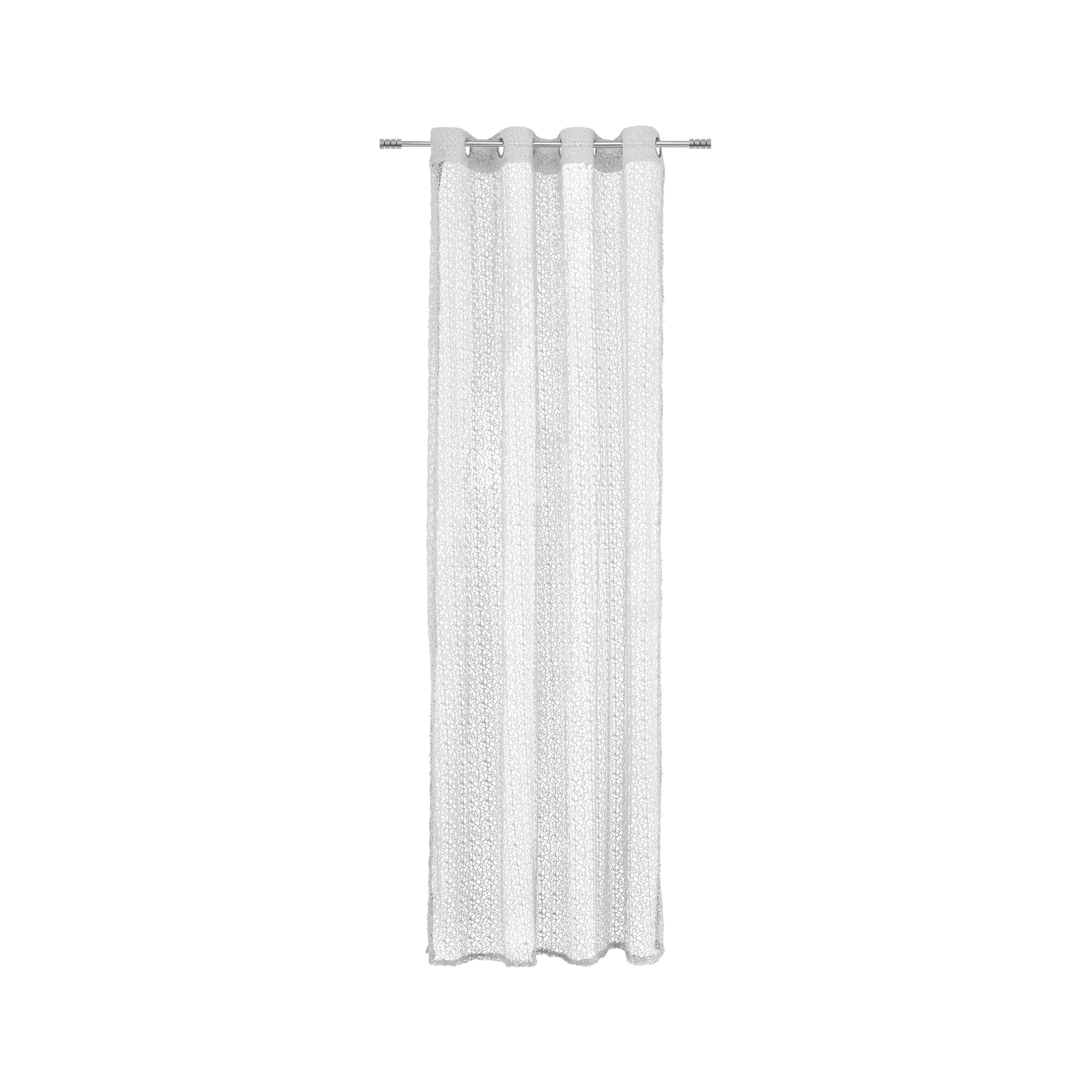 Készfüggöny Astrid 140/245 Ezüst - ezüst, Modern (140/245cm) - Modern Living