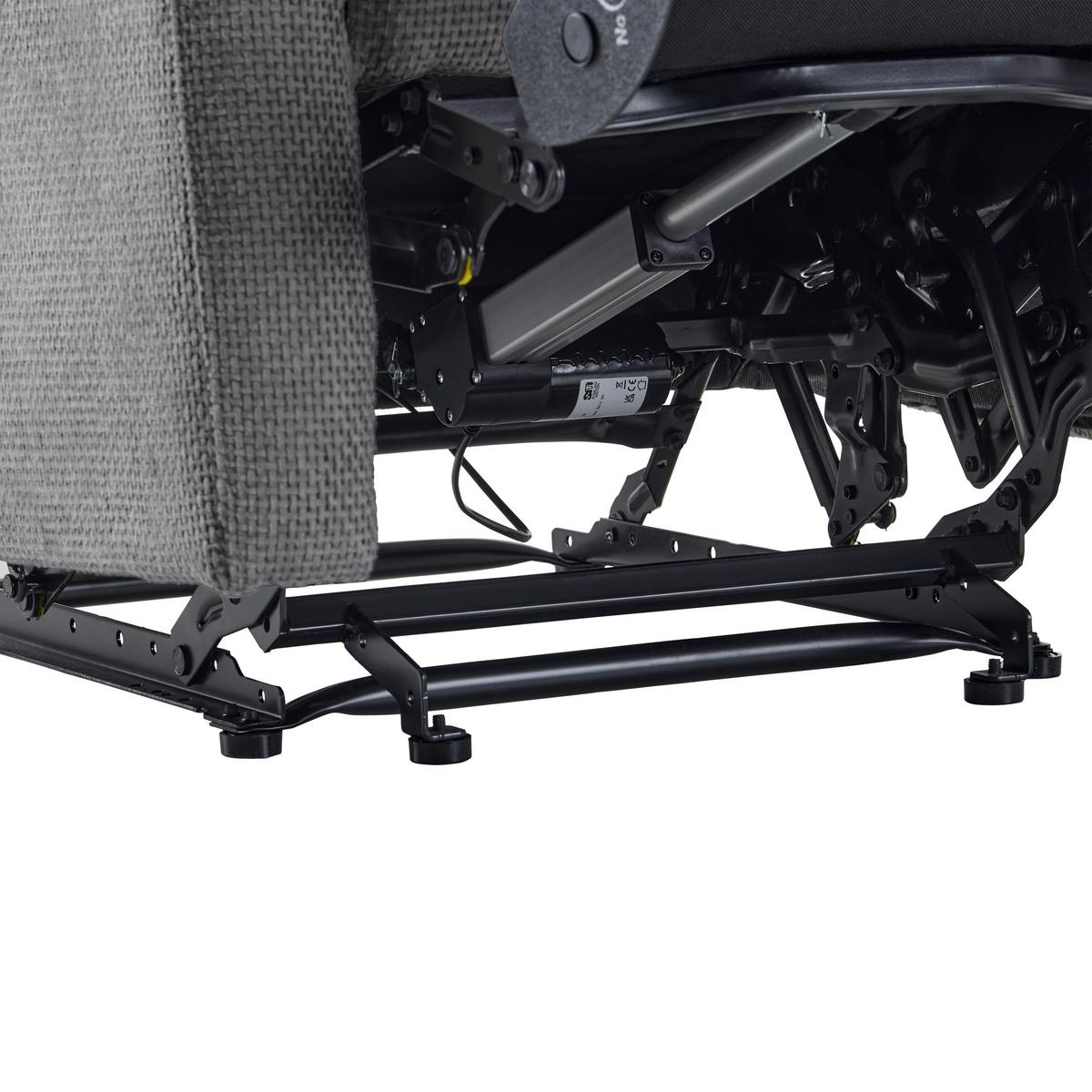 Relaxsessel Johnsy Anthrazit - Anthrazit/Schwarz, MODERN, Textil/Metall (75/106/91cm) - Mömax