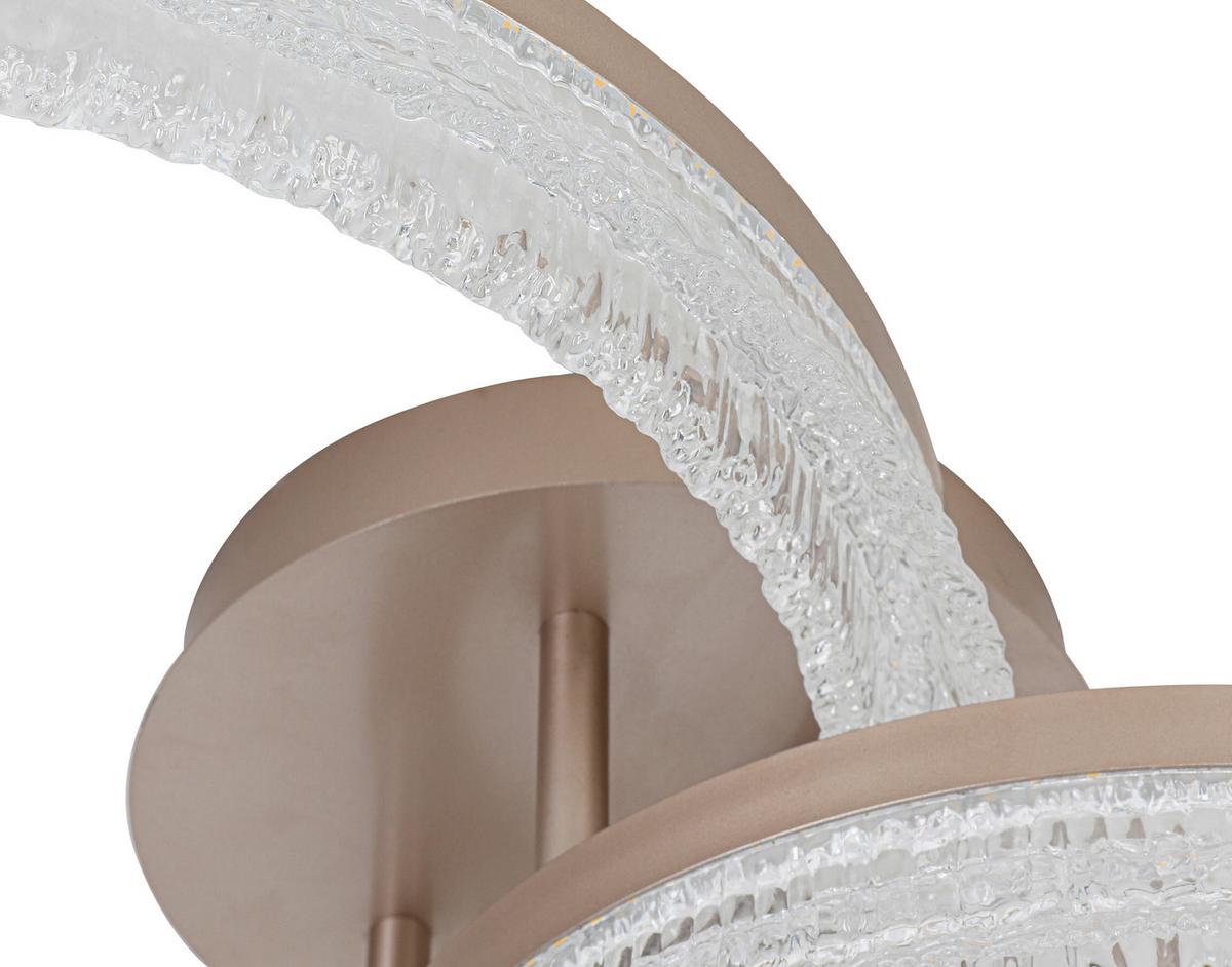 Led Mennyezeti Lámpa Martin - cappuccino, Modern, műanyag/fém (41,5/62/14,5cm) - Mömax