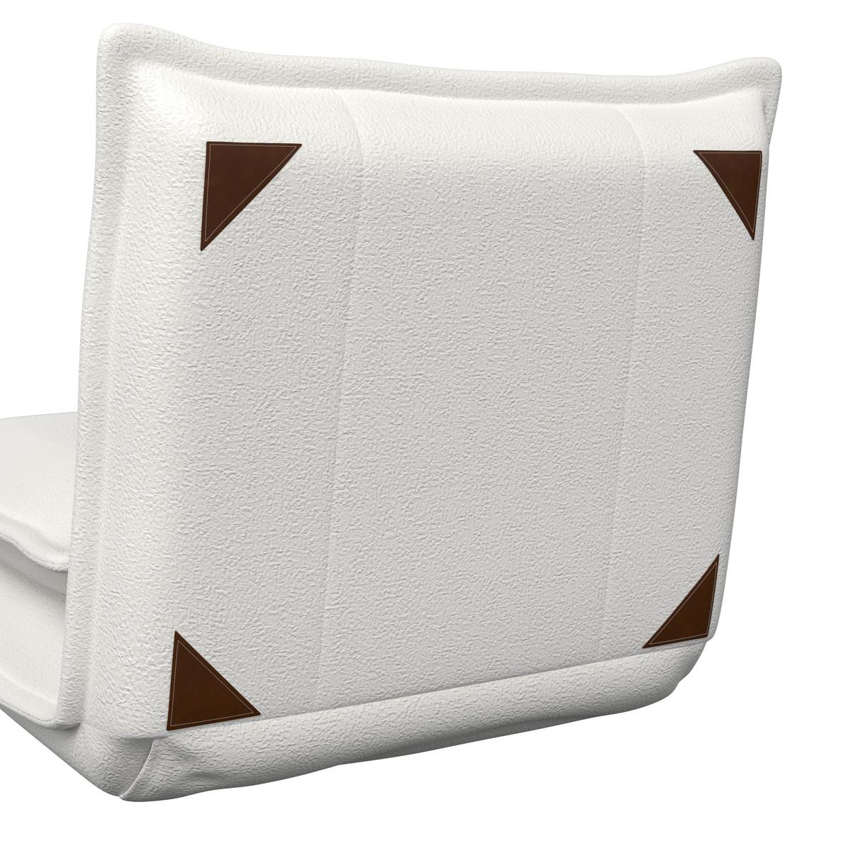 Fotelj S Funkcijo Ležišča Tamara, Bela - bela, Moderno, kovina/tekstil (82/31/69cm) - Bessagi Home