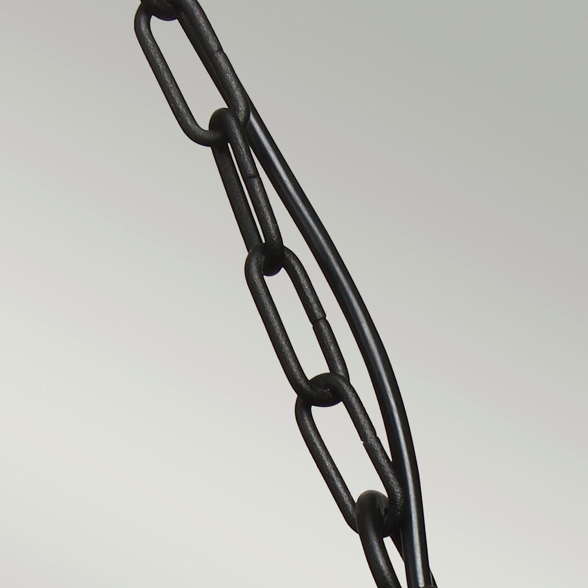 Kültéri Függőlámpa Klampenborg8-Bk - fekete, Konventionell, üveg/fém (27.5/26cm) - Elstead Lighting