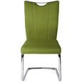 Nihajni Stol Flo - zelena, Moderno, kovina/tekstil (44/100/58cm) - Mömax modern living