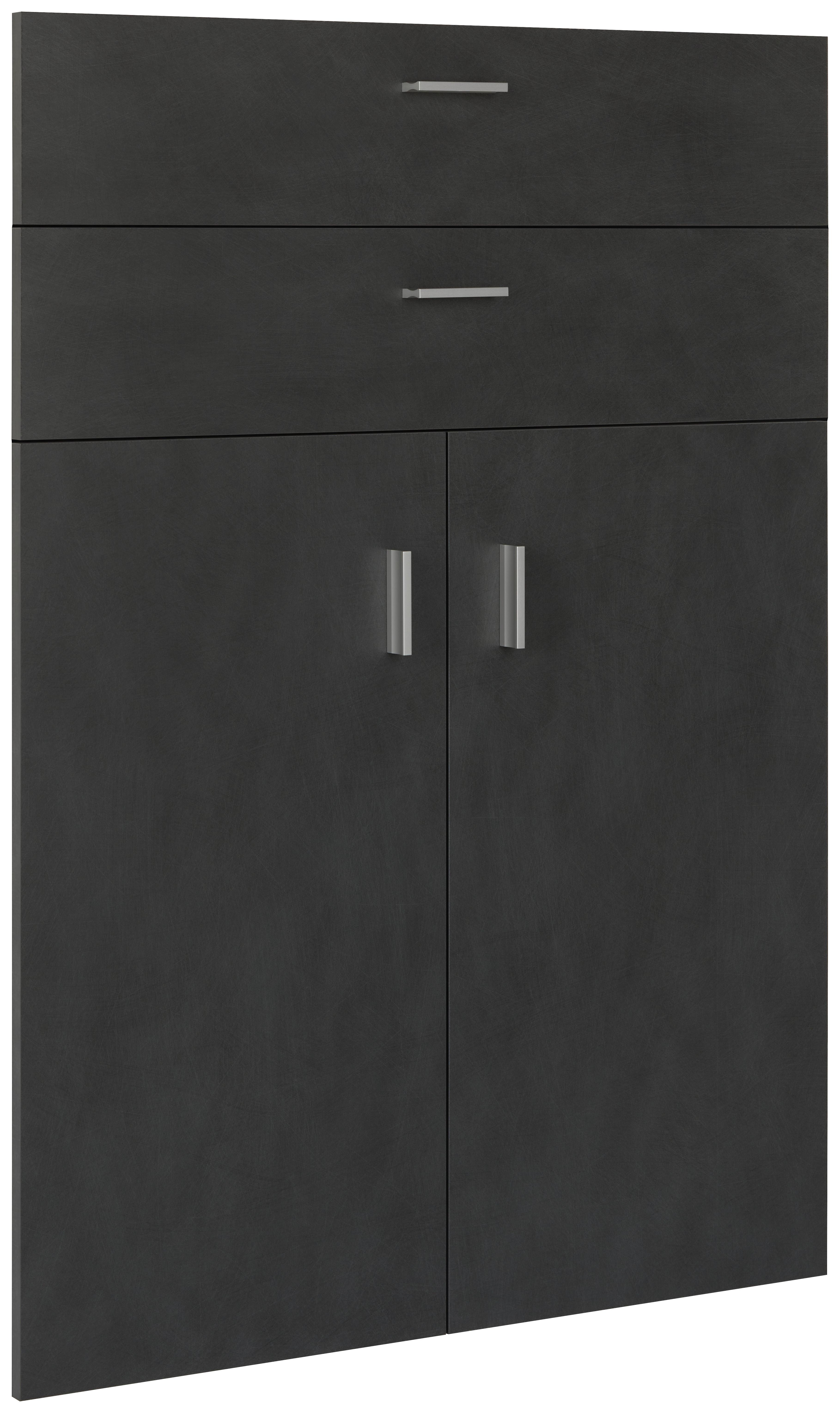 Frontenset in Dunkelgrau - Dunkelgrau, Modern (74/103/2cm) - Mömax