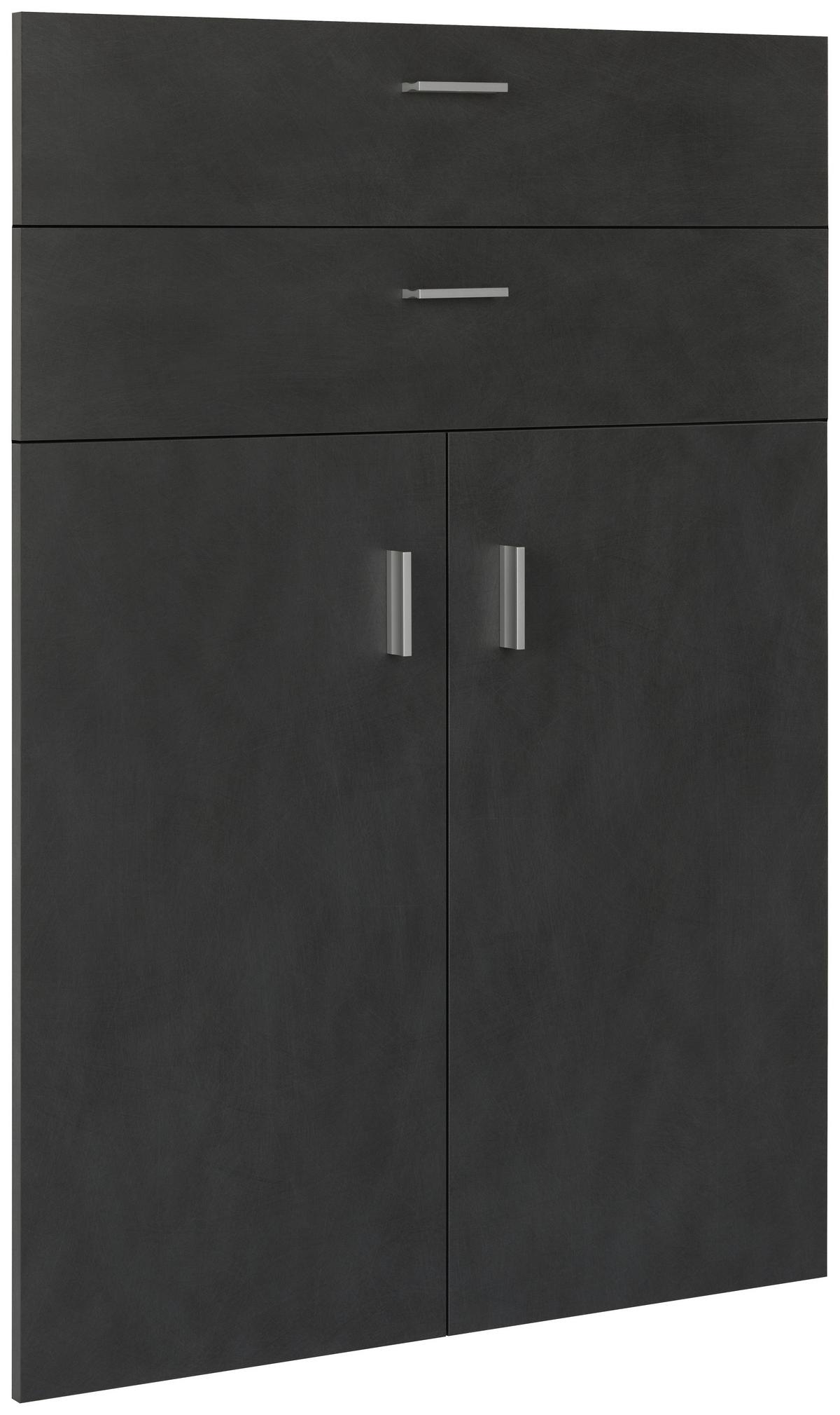 Frontenset in Dunkelgrau - Dunkelgrau, Modern (74/103/2cm) - Mömax