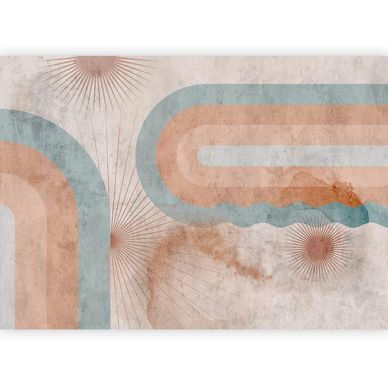 Fotótapéta Hde-Mft2170 - pasztellkék/korall, Lifestyle, textil (150/105cm) - artgeist