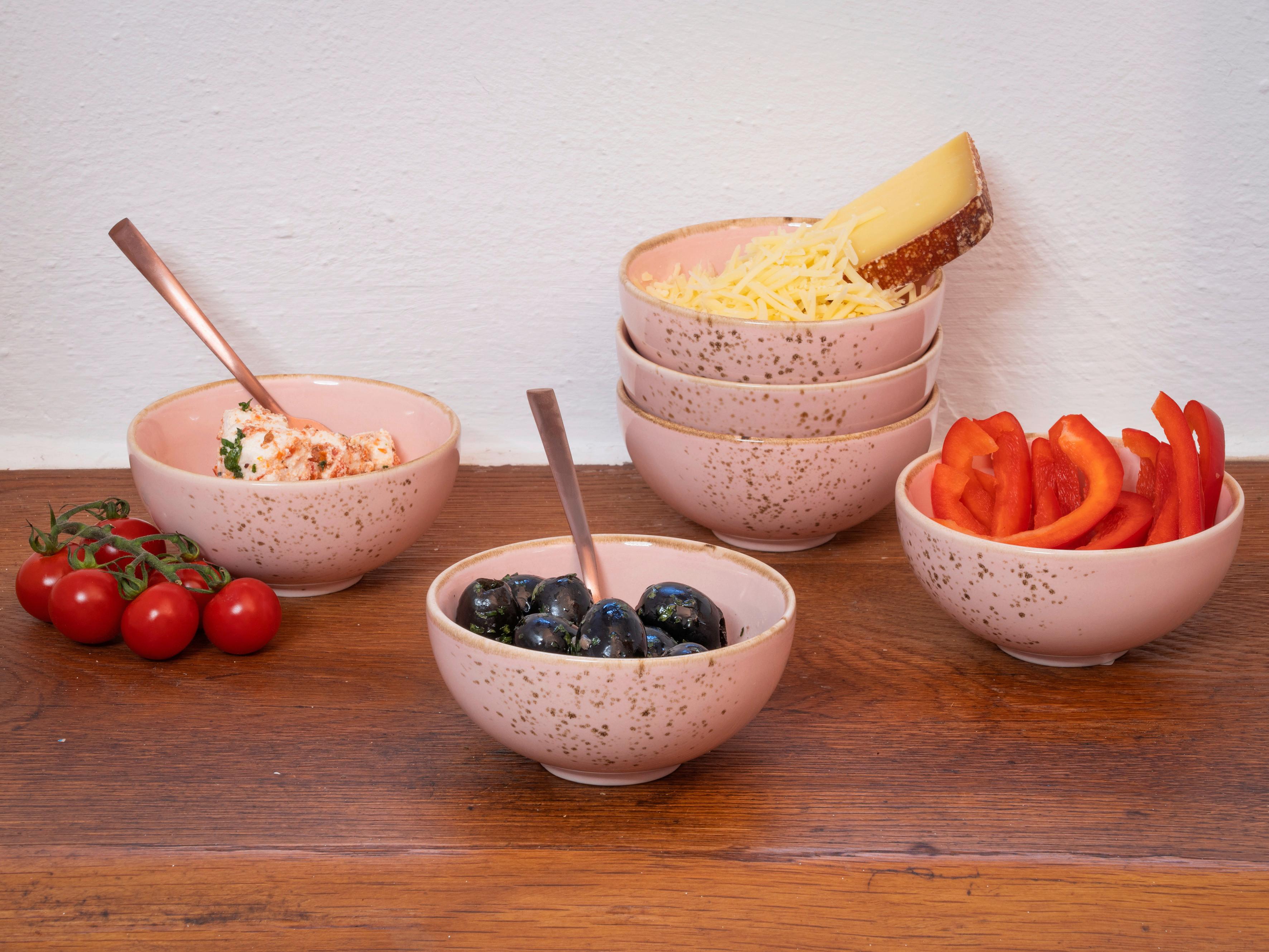 Set Skodelic Za Omake Rose, 6-Delni - svetlo roza, Trend, keramika (11,5cm) - Creatable