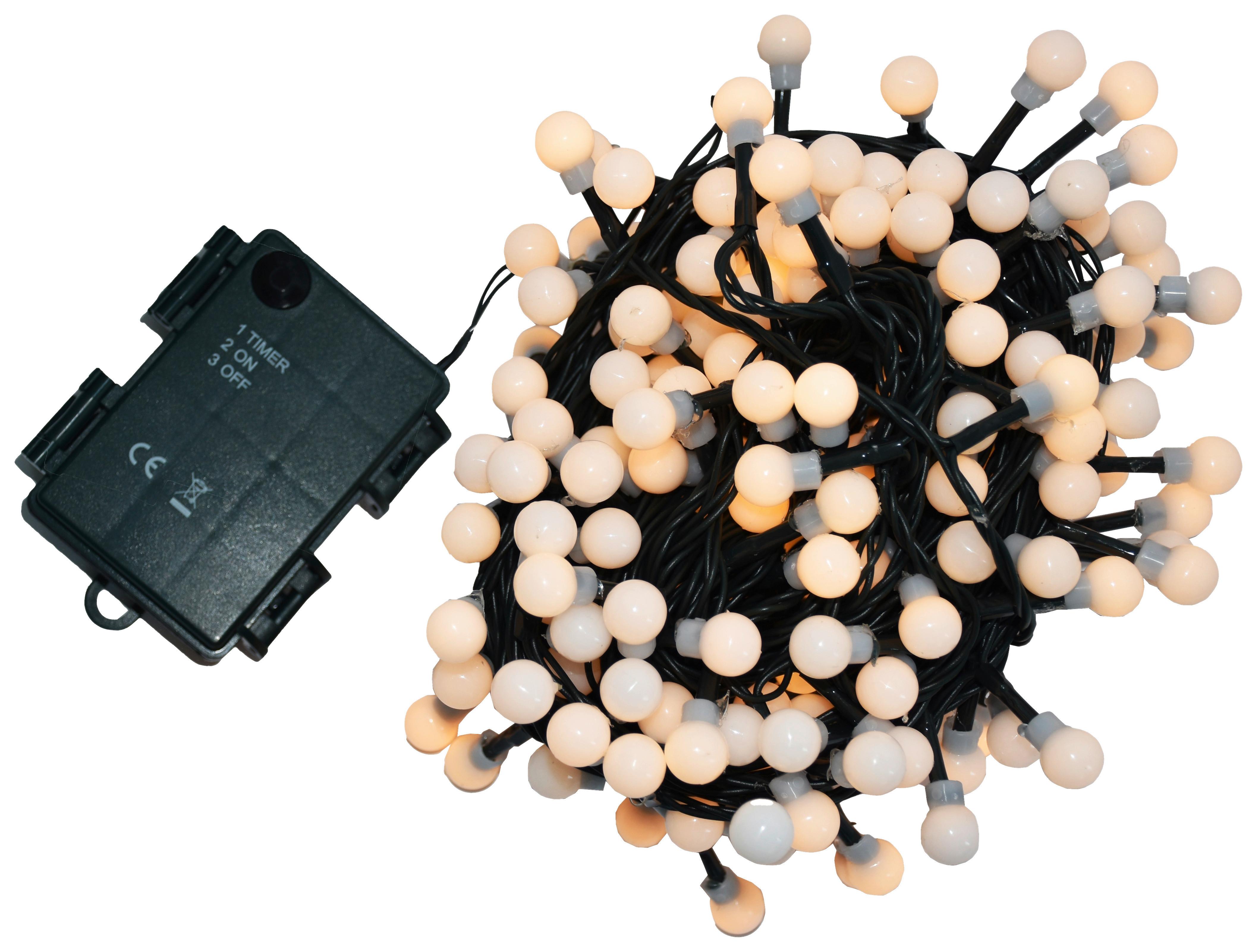 Svetlobna Girlanda Star - S, 192 Led, 14m, Hladno Bela - umetna masa (1470cm)