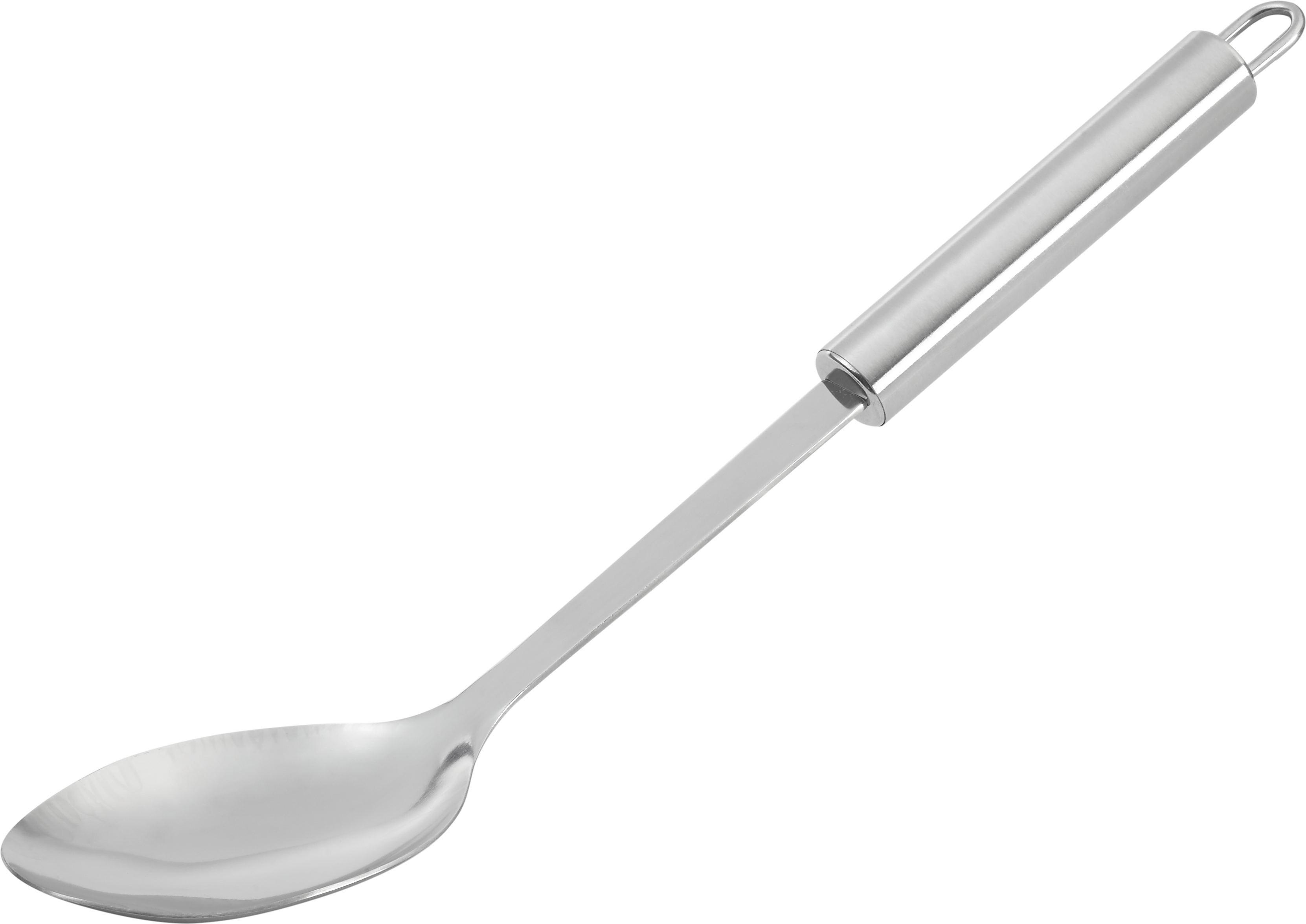Kochlöffel Dani aus Edelstahl - Edelstahlfarben, Metall (31cm) - Mömax modern living