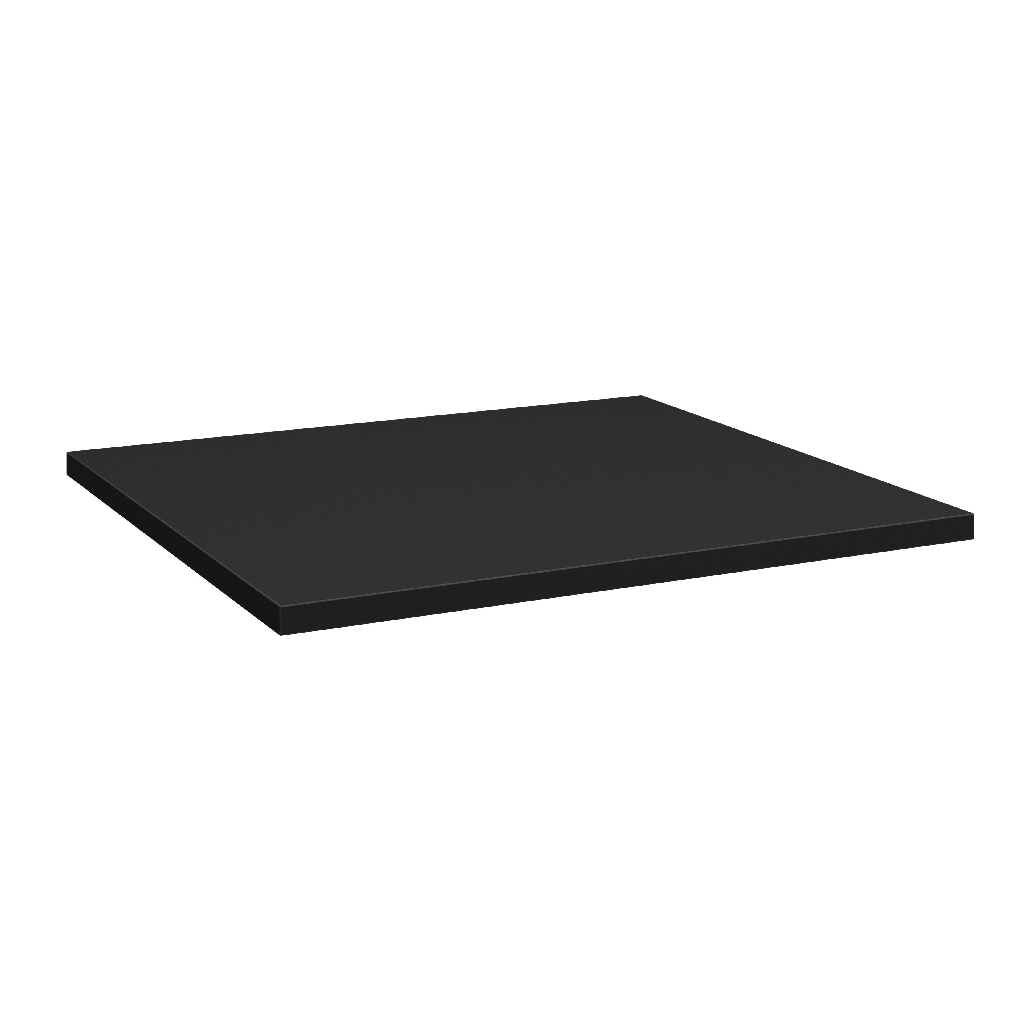 Gornja Ploča Unit - Elements - tamno siva, Moderno, drvni materijal (45,6/42/1,6cm) - Based