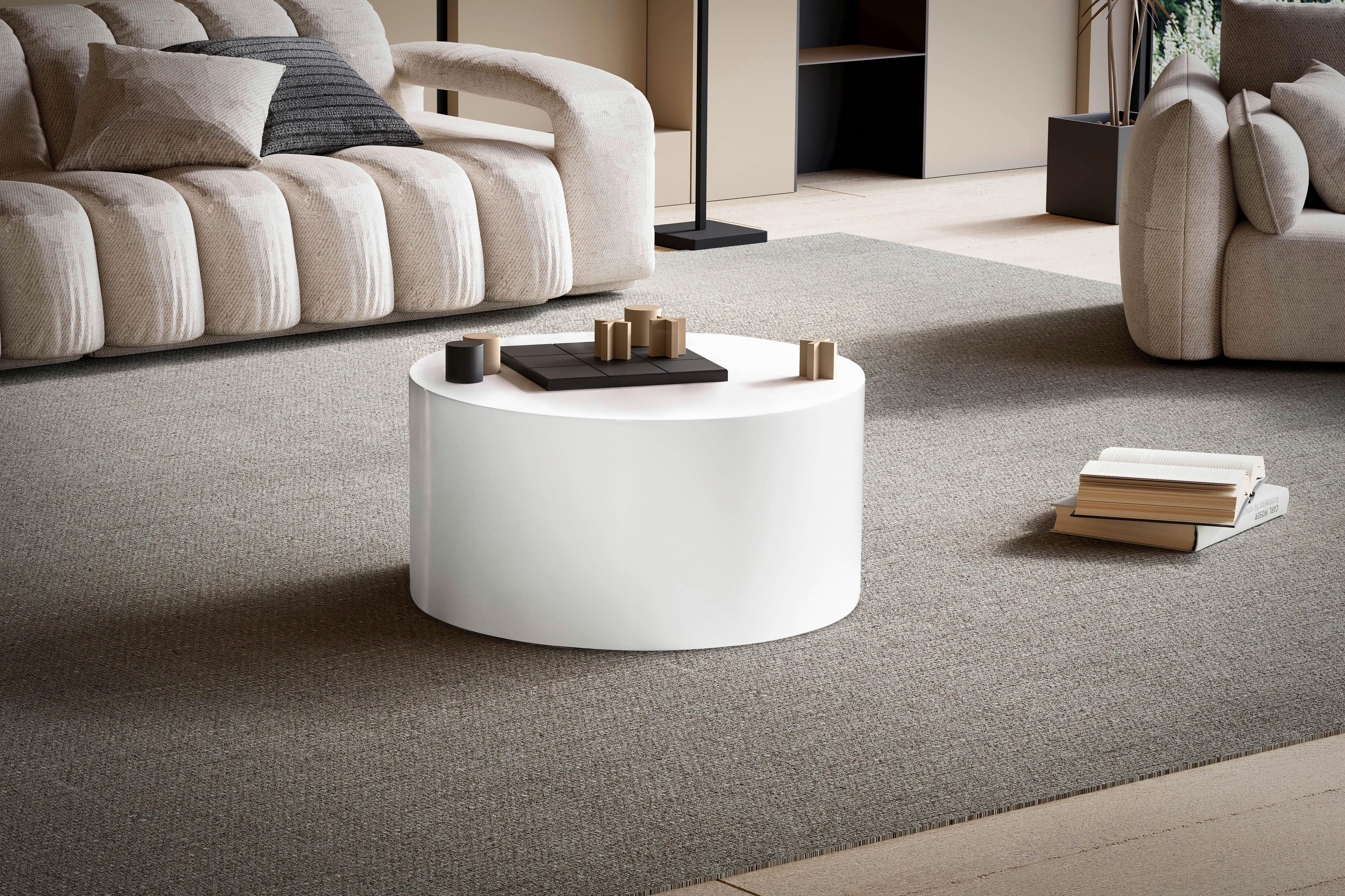 Klubska Miza Monobloc - bela/visoki sijaj, Trendi, leseni material (60/60/30cm) - Livetastic