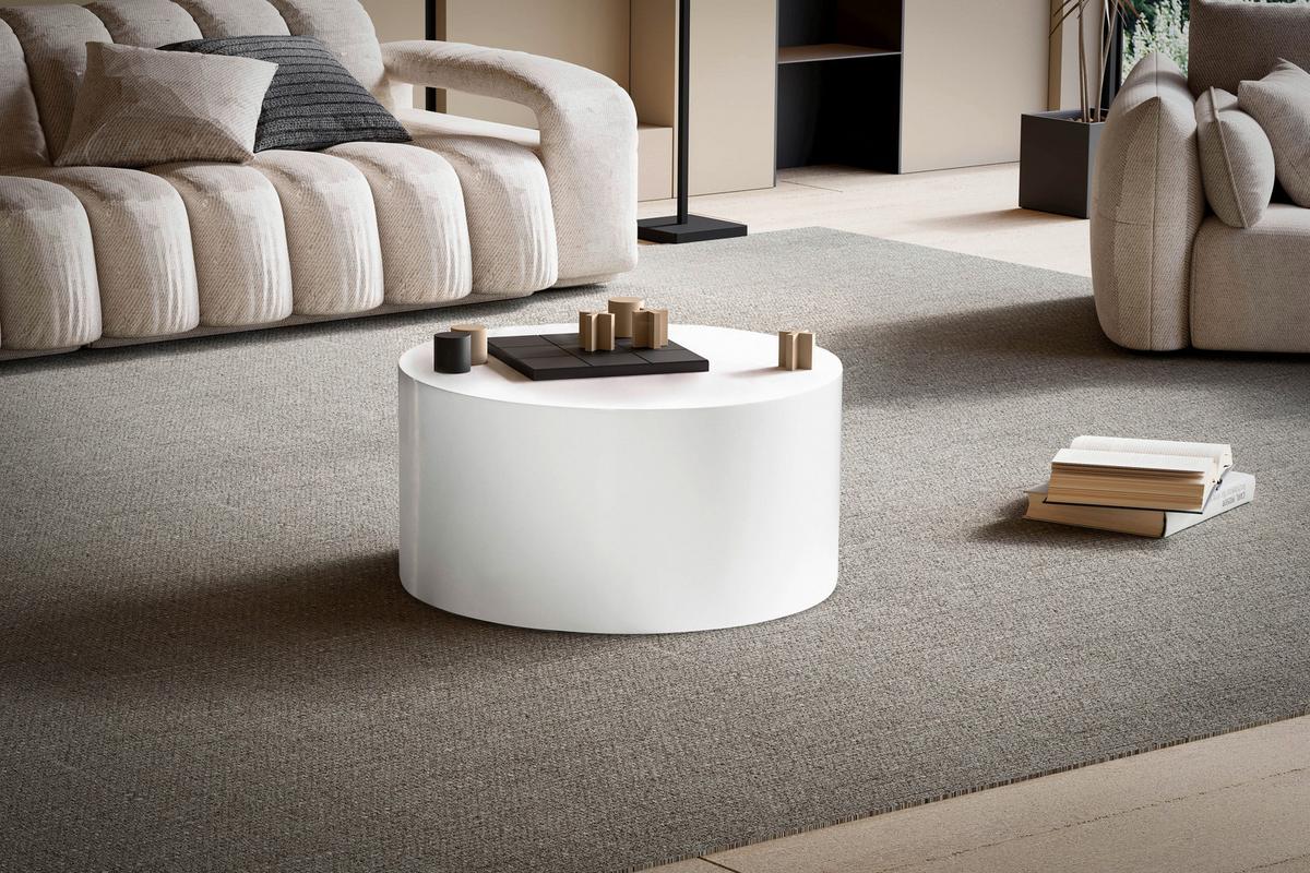 COUCHTISCH MONOBLOC - Weiss Hochglanz, Lifestyle, Holzwerkstoff (60/60/30cm) - Livetastic