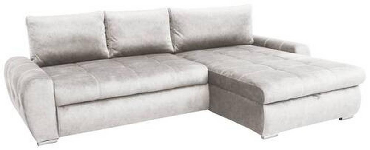 Canapea modulară SOLAR - bej/alb, Modern, lemn/metal (277/175cm) - Modern Living