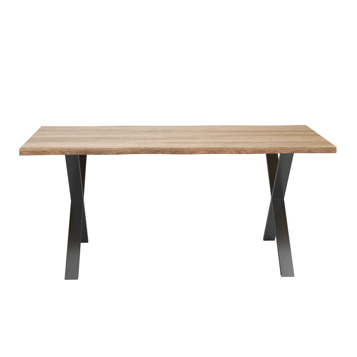 Tischplatte Noah Akaziefarben ca.100x200cm - Akaziefarben, Modern, Holz/Metall (200/100/3,8cm) - Mömax
