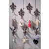 KROK TED -SB- - mörkbrun, Romantik / Lanthus, metall (11/15/6cm) - Mömax