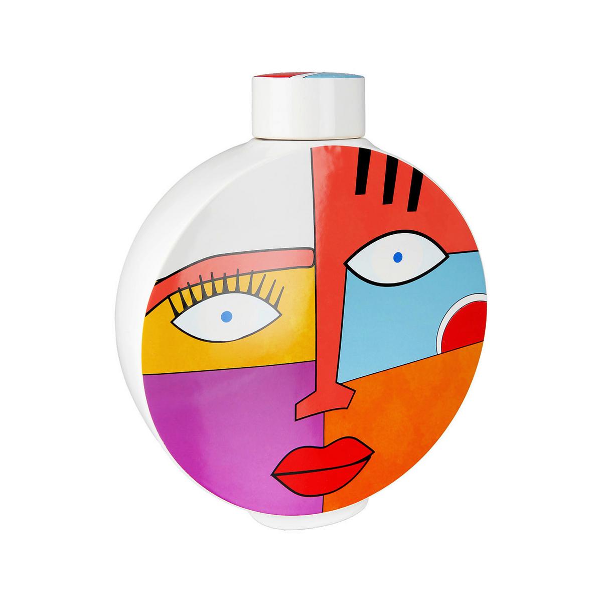 Vase Multicolor - Multicolor, Basics, Keramik (24/29,5/7,5cm)