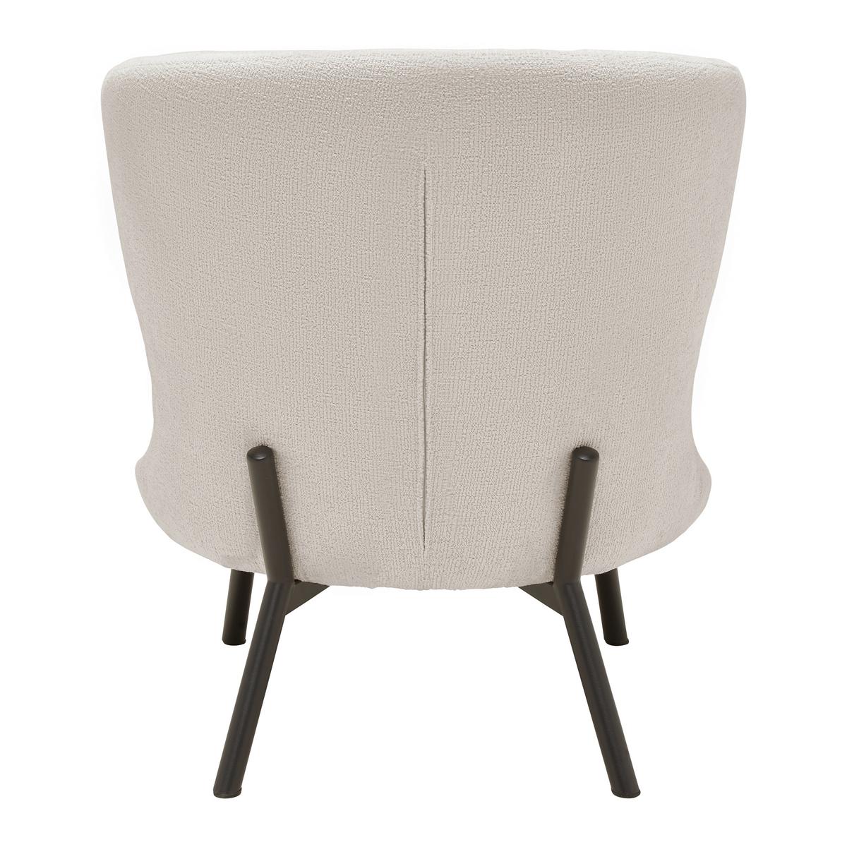 Sessel Floris Beige - Beige/Schwarz, ROMANTIK / LANDHAUS, Holz/Textil (67/77/73cm) - Mömax